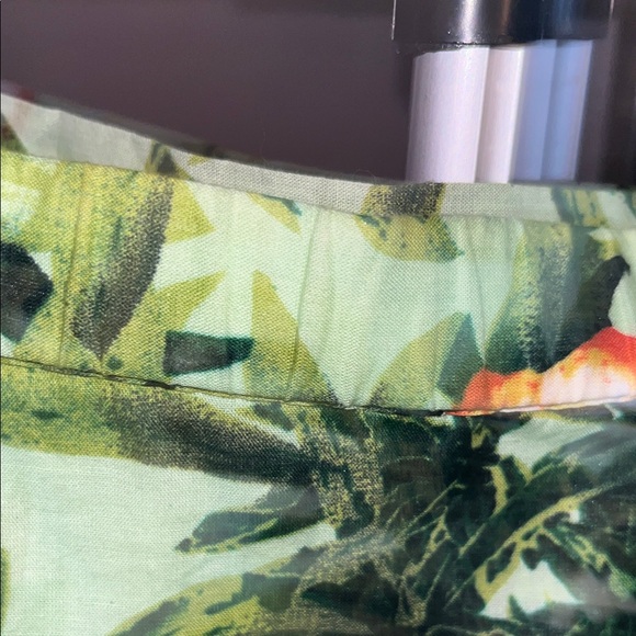 Coldwater Creek Tropical Print A-Line Skirt - Picture 5 of 11